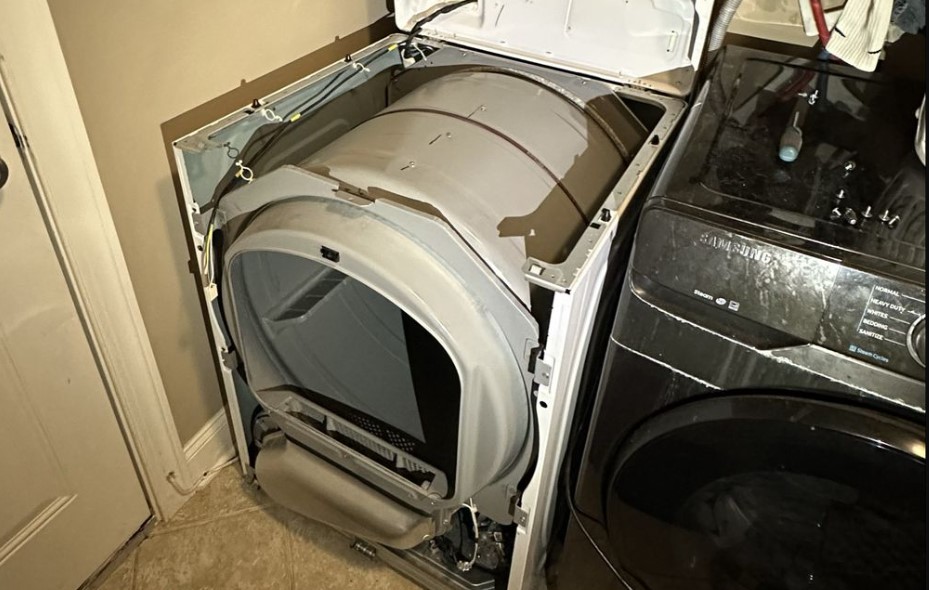 GossTech technician repairing a home appliance in Nairobi